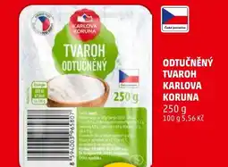 Penny Market Odtučněný tvaroh karlova koruna nabídka