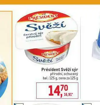 Makro Président svěží sýr nabídka