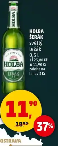 Penny Market Holba šerák světlý ležák nabídka