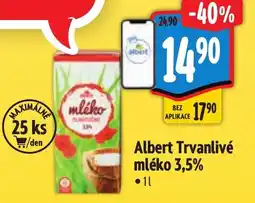 Albert Albert Trvanlivé mléko 3,5% nabídka