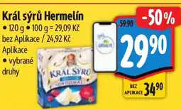 Albert Král sýrů Hermelín nabídka