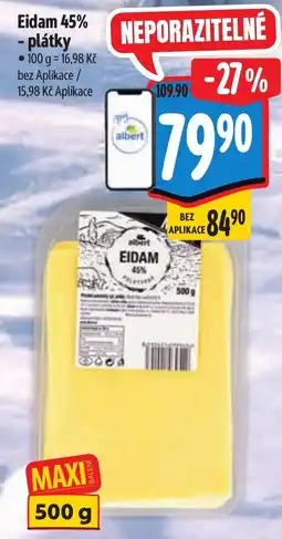 Albert Eidam 45% - plátky nabídka
