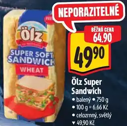 Albert Ölz Super Sandwich nabídka