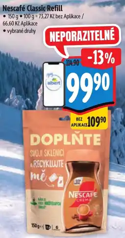 Albert Nescafé Classic Refill nabídka
