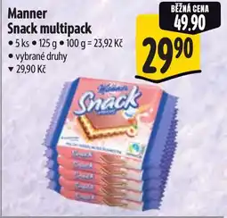 Albert Manner Snack multipack nabídka