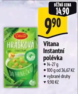 Albert Vitana Instantní polévka nabídka