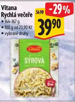 Albert Vitana Rychlá večeře nabídka