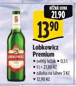 Albert Lobkowicz Premium světlý ležák nabídka