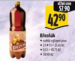 Albert Březňák světlé výčepní pivo nabídka