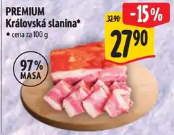 Albert PREMIUM Královská slanina nabídka