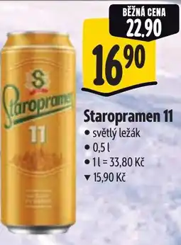 Albert Staropramen 11 světlý ležák nabídka