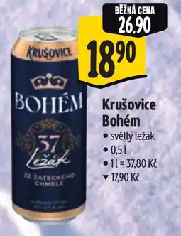 Albert Krušovice Bohém světlý ležák nabídka