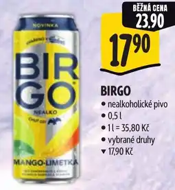 Albert BIRGO nealkoholické pivo nabídka