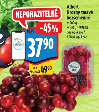 Albert Albert Hrozny tmavé bezsemenné nabídka