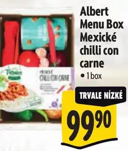 Albert Albert Menu Box Mexické chilli con carne nabídka