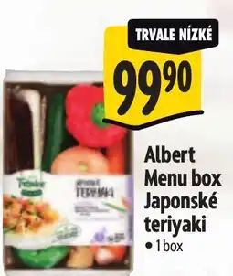 Albert Albert Menu box Japonské teriyaki nabídka