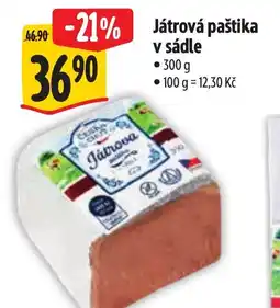 Albert Játrová paštika v sádle nabídka