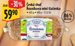 Albert Česká chuť Řezníkova mini tlačenka nabídka