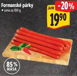 Albert Formanské párky nabídka