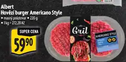 Albert Albert Hovězí burger Americano Style nabídka