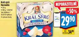 Albert Král sýrů Hermelín nabídka