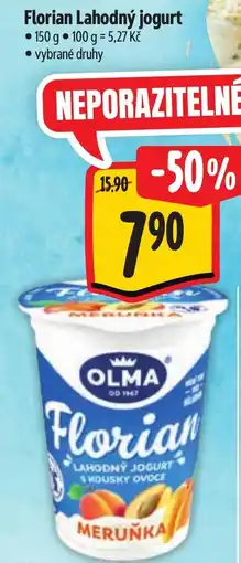 Albert Olma Florian Lahodný jogurt nabídka