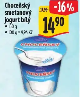 Albert Choceňský smetanový jogurt bílý nabídka