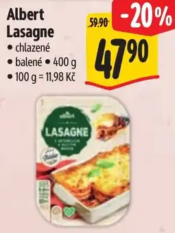 Albert Albert Lasagne nabídka