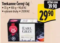 Albert Teekanne Černý čaj nabídka