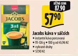Albert Jacobs káva v sáčcích nabídka