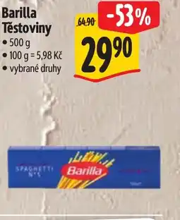 Albert Barilla Těstoviny nabídka
