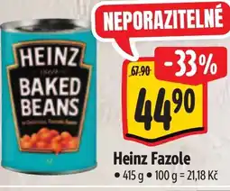 Albert Heinz Fazole nabídka