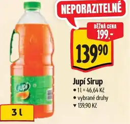 Albert Jupí Sirup nabídka