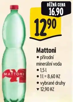 Albert Mattoni nabídka