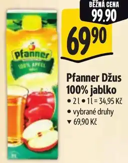 Albert Pfanner Džus 100% jablko nabídka