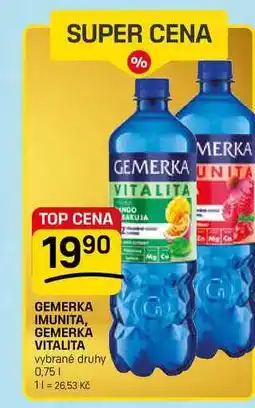 Flop GEMERKA IMUNITA, GEMERKA VITALITA vybrané druhy nabídka