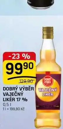 Flop DOBRÝ VÝBĚR VAJEČNÝ LIKÉR 17% nabídka