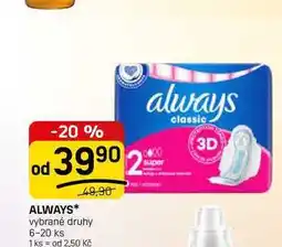 Flop ALWAYS vybrané druhy 6-20 ks nabídka