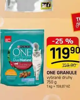 Flop One granule pro kočky, vybrané druhy nabídka