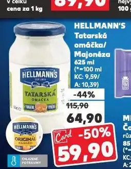 Kaufland Hellmann's tatarská omáčka nabídka