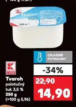 Kaufland Tvaroh polotučný nabídka