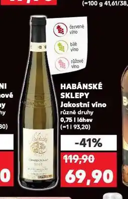 Kaufland Habánské sklepy nabídka