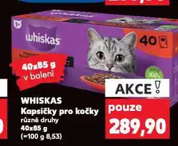 Kaufland Whiskas kapsičky pro kočky nabídka