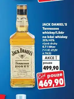 Kaufland Jack daniel's likér na bázi whisky nabídka