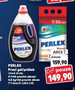 Kaufland Perlex prací gel nabídka