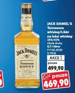 Kaufland Jack daniel's tenessee whiskey nabídka