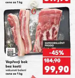 Kaufland Vepřový bok bez kosti nabídka