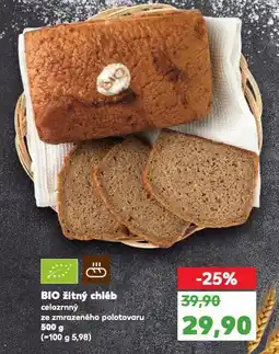 Kaufland Bio žitný chléb nabídka