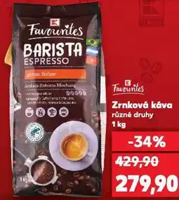 Kaufland Zrnková káva nabídka