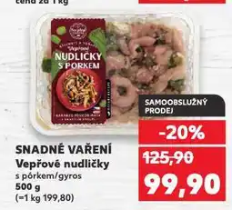 Kaufland Vepřové nudličky nabídka